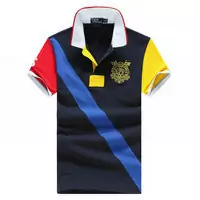 polo coton tee shirt pique slim fit classic flag no pony